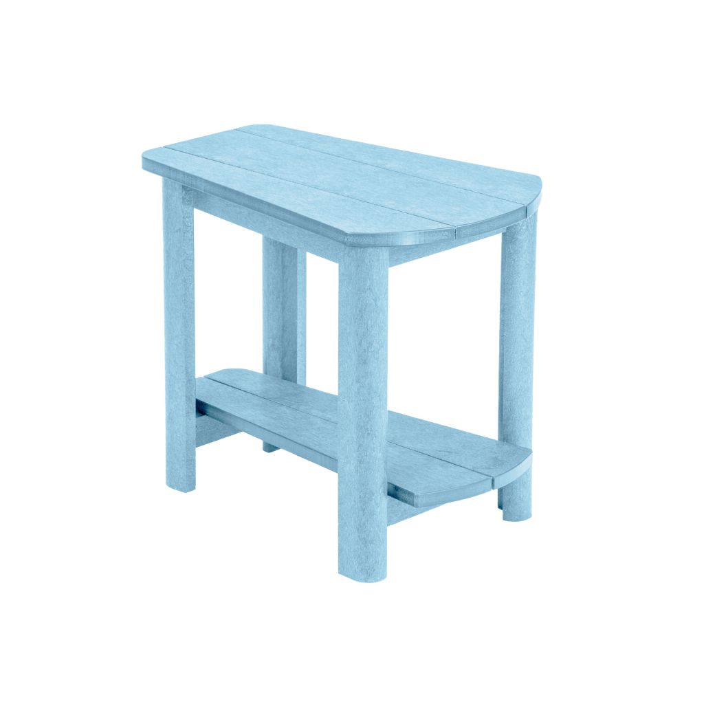 Der großzügige Beistelltisch in Keilform T04 - skyblue