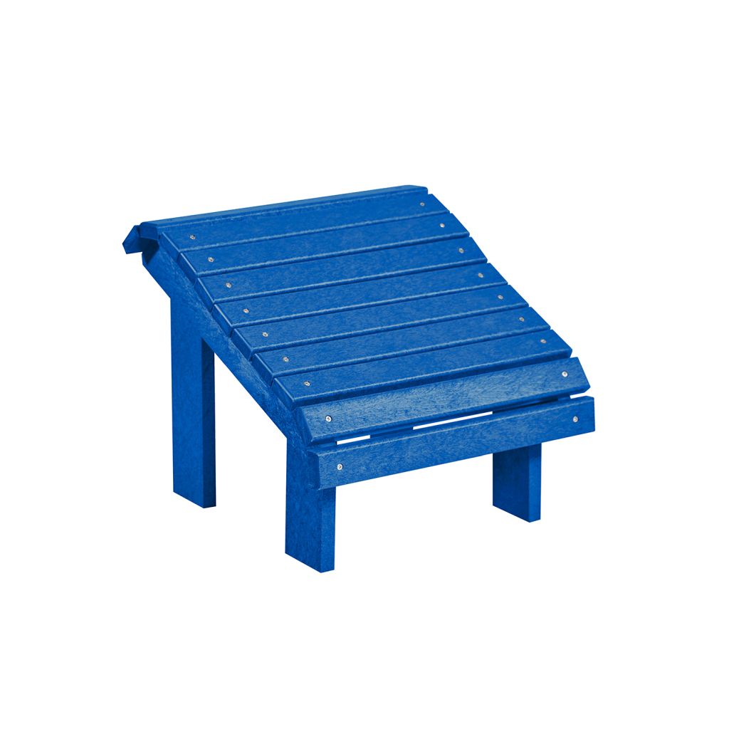 F04 Premium Fußhocker (Footstool) blue – Ergonomische Fußstütze für maximale Entspannung