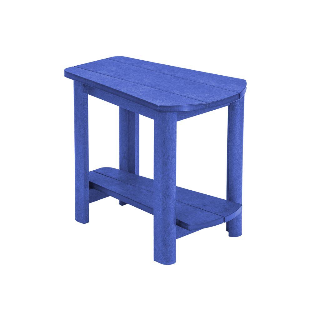 Der großzügige Beistelltisch in Keilform T04 - blue