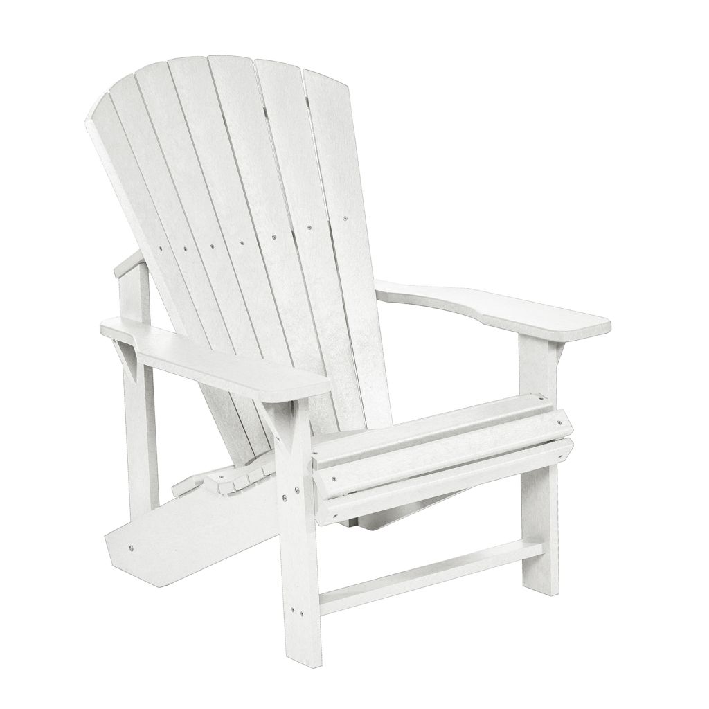 Adirondack Gartenstuhl Classic C01 white – Original aus Kanada, wetterfester Kunststoff